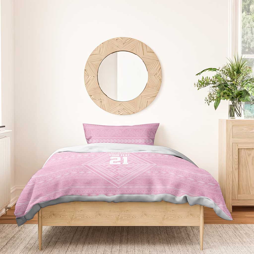 Custom New Zealand Basketball Indigenous Bedding Set - Polynesian Pride