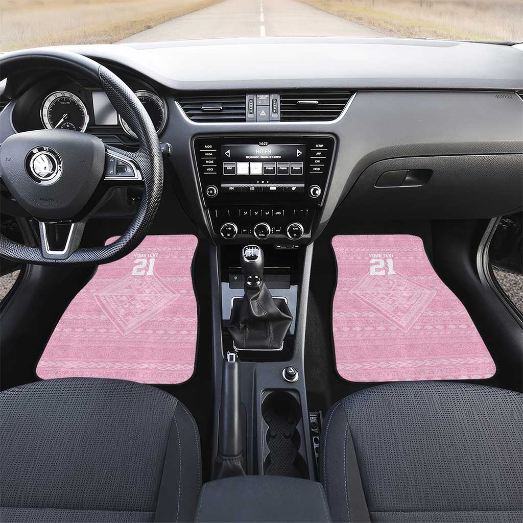 Custom New Zealand Basketball Indigenous Car Mats - Polynesian Pride