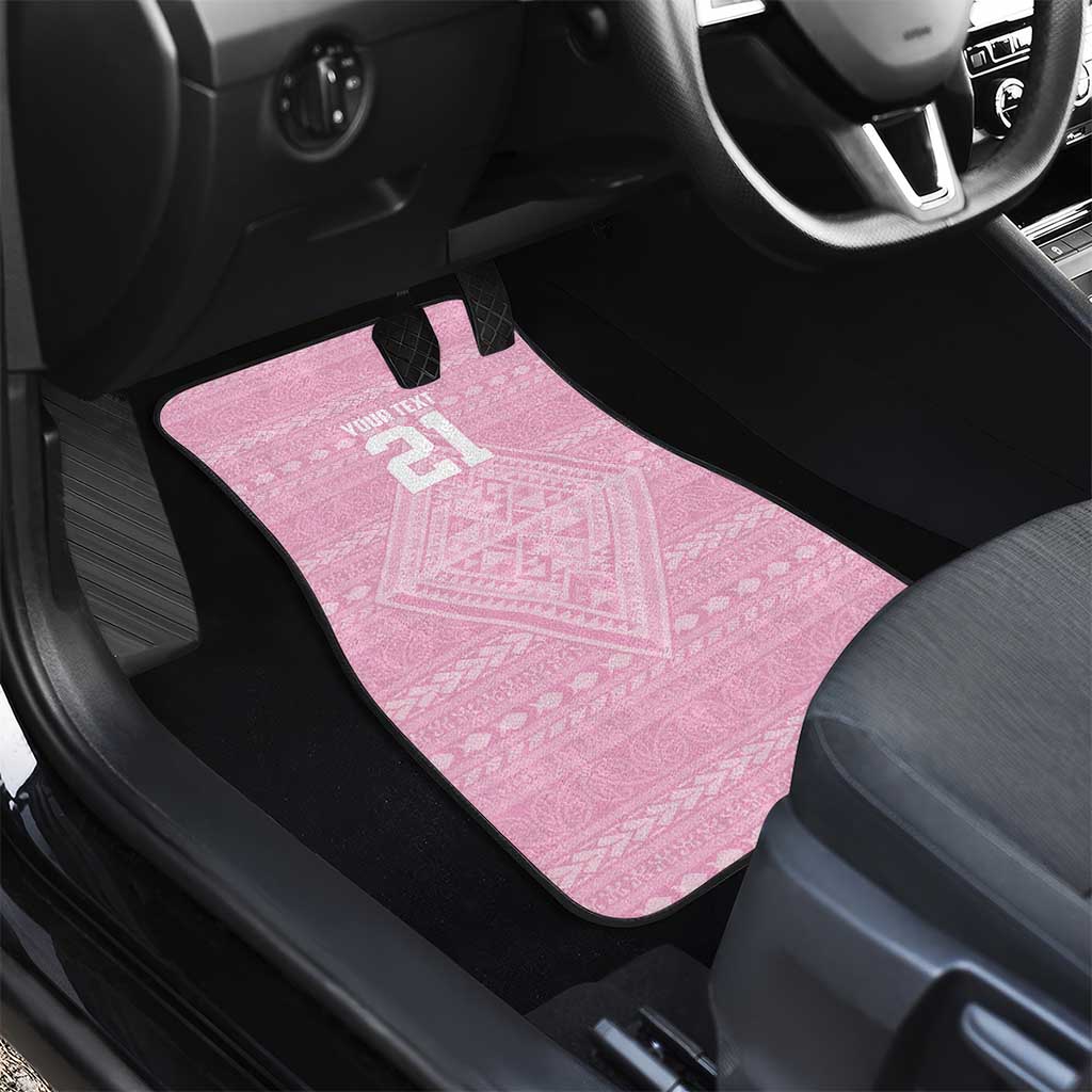 Custom New Zealand Basketball Indigenous Car Mats - Polynesian Pride