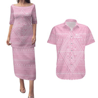 Custom New Zealand Basketball Indigenous Couples Matching Puletasi and Hawaiian Shirt - Polynesian Pride