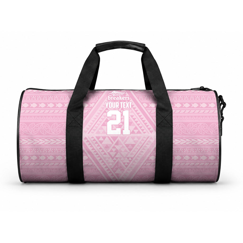 Custom New Zealand Basketball Indigenous Duffle Bag LT9 One size Pink - Polynesian Pride