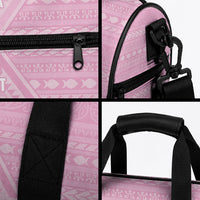 Custom New Zealand Basketball Indigenous Duffle Bag LT9 - Polynesian Pride