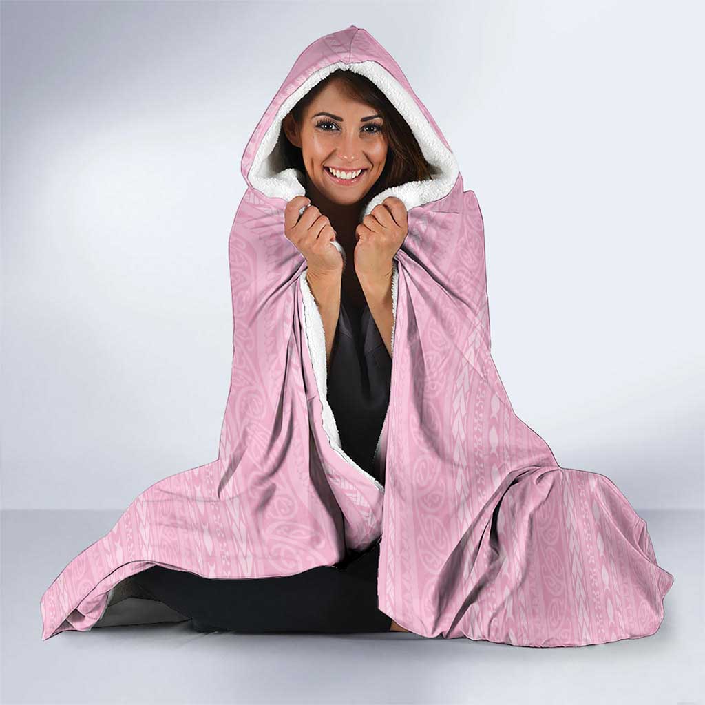 Custom New Zealand Basketball Indigenous Hooded Blanket - Polynesian Pride