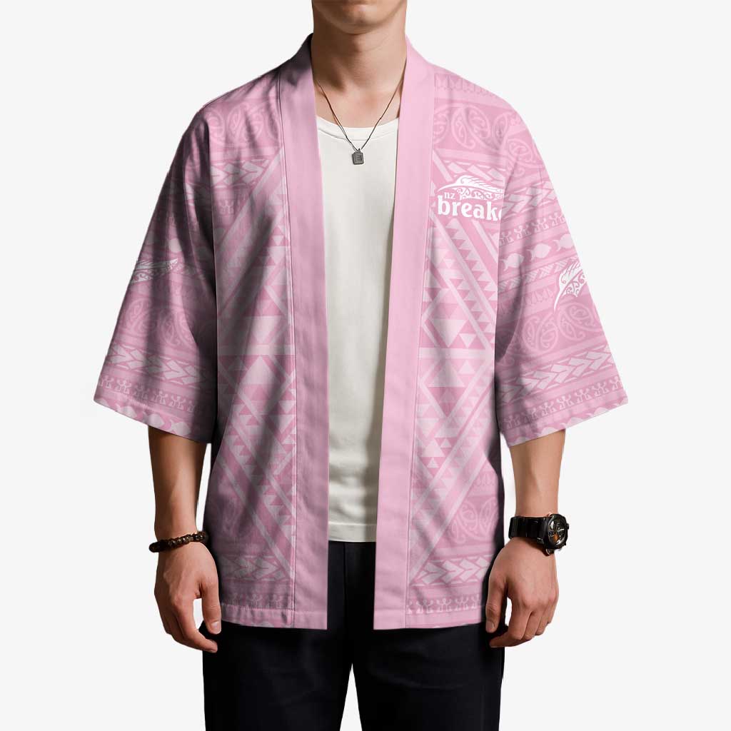 Custom New Zealand Basketball Indigenous Kimono - Polynesian Pride