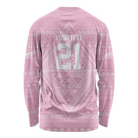 Custom New Zealand Basketball Indigenous Long Sleeve Shirt - Polynesian Pride