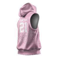 Custom New Zealand Basketball Indigenous Sleeveless Hoodie - Polynesian Pride