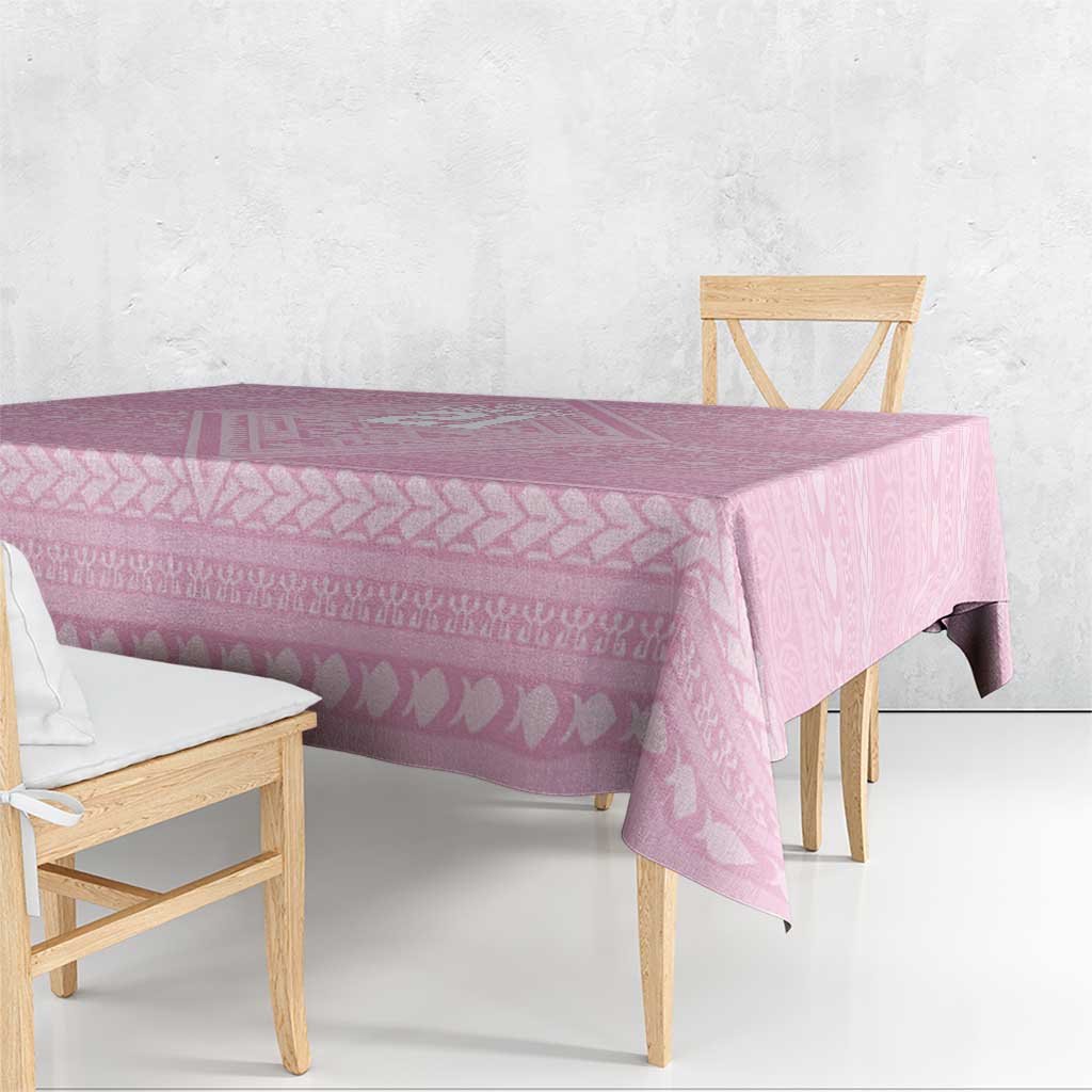 Custom New Zealand Basketball Indigenous Tablecloth - Polynesian Pride