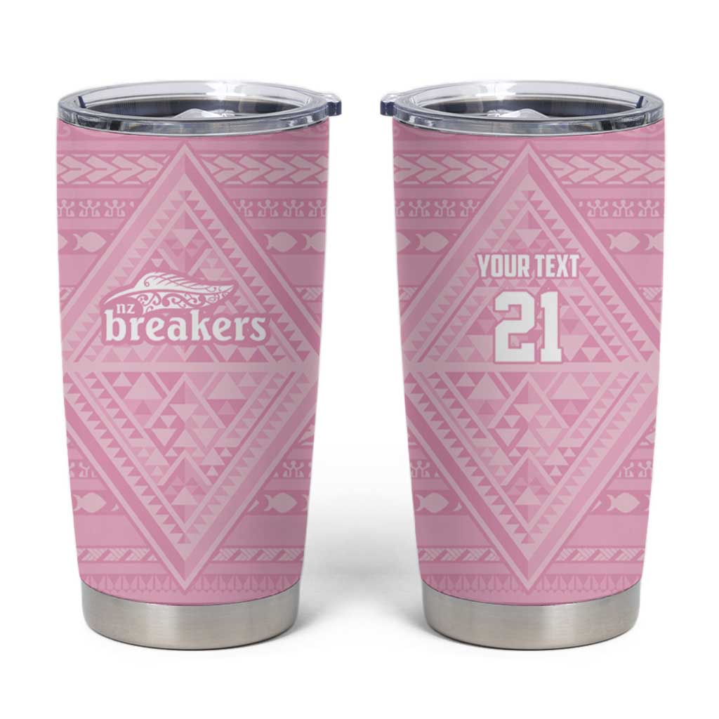 Custom New Zealand Basketball Indigenous Tumbler Cup - Polynesian Pride