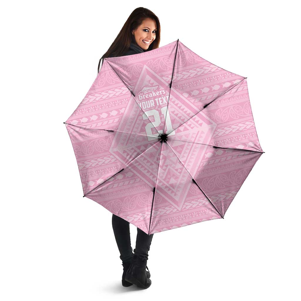 Custom New Zealand Basketball Indigenous Umbrella - Polynesian Pride