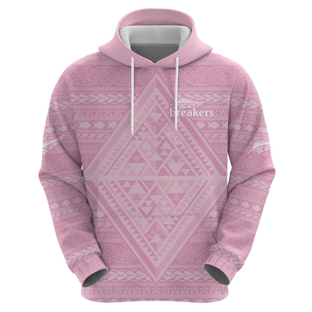 Custom New Zealand Basketball Indigenous Zip Hoodie - Polynesian Pride