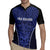 Custom Basketball New Zealand Rugby Jersey Blue Maori Ta Moko Indigenous - Polynesian Pride