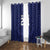 Custom Basketball New Zealand Window Curtain Blue Maori Ta Moko Indigenous - Polynesian Pride