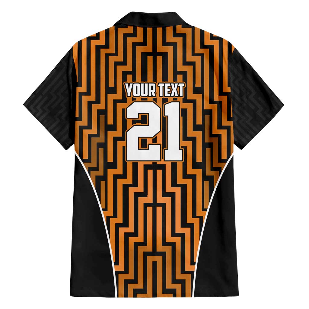 Custom Basketball New Zealand Family Matching Long Sleeve Bodycon Dress and Hawaiian Shirt Gold Maori Ta Moko Indigenous LT9 - Polynesian Pride