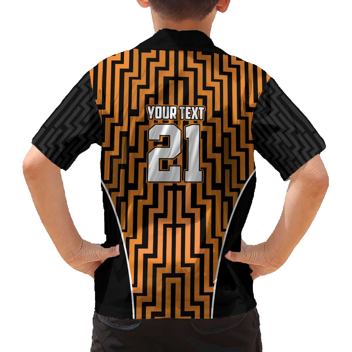 Custom Basketball New Zealand Family Matching Off The Shoulder Long Sleeve Dress and Hawaiian Shirt Gold Maori Ta Moko Indigenous LT9 - Polynesian Pride