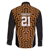 Custom Basketball New Zealand Family Matching Summer Maxi Dress and Hawaiian Shirt Gold Maori Ta Moko Indigenous LT9 - Polynesian Pride