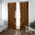 Custom Basketball New Zealand Window Curtain Gold Maori Ta Moko Indigenous - Polynesian Pride