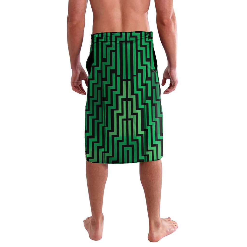 Custom Basketball New Zealand Lavalava Green Maori Ta Moko Indigenous - Polynesian Pride