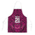 Custom Basketball New Zealand Apron Pink Maori Ta Moko Indigenous - Polynesian Pride