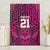 Custom Basketball New Zealand Canvas Wall Art Pink Maori Ta Moko Indigenous - Polynesian Pride