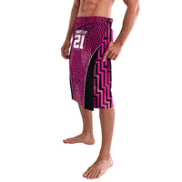 Custom Basketball New Zealand Lavalava Pink Maori Ta Moko Indigenous - Polynesian Pride