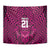 Custom Basketball New Zealand Tapestry Pink Maori Ta Moko Indigenous - Polynesian Pride