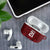 Custom Basketball New Zealand AirPods Case Red Maori Ta Moko Indigenous - Polynesian Pride