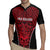 Custom Basketball New Zealand Rugby Jersey Red Maori Ta Moko Indigenous - Polynesian Pride