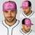 New Zealand Baseball Net Cap Fire Basketball Maori Tribal Pink - Polynesian Pride
