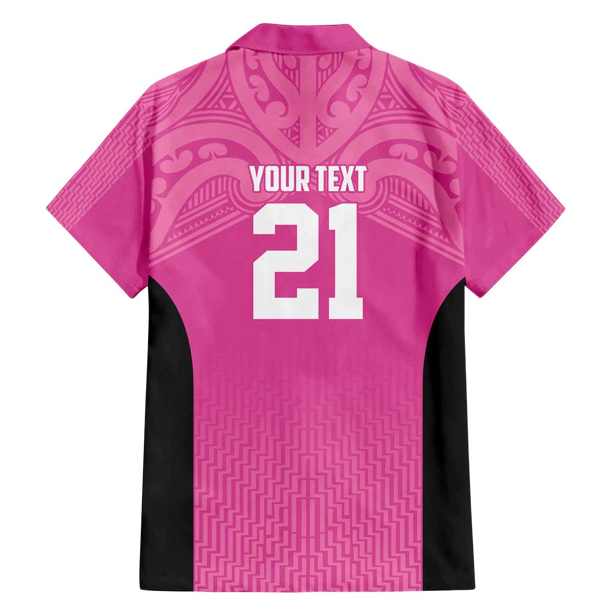 New Zealand Custom Family Matching Off The Shoulder Long Sleeve Dress and Hawaiian Shirt Fire Basketball Maori Tribal Pink LT9 - Polynesian Pride