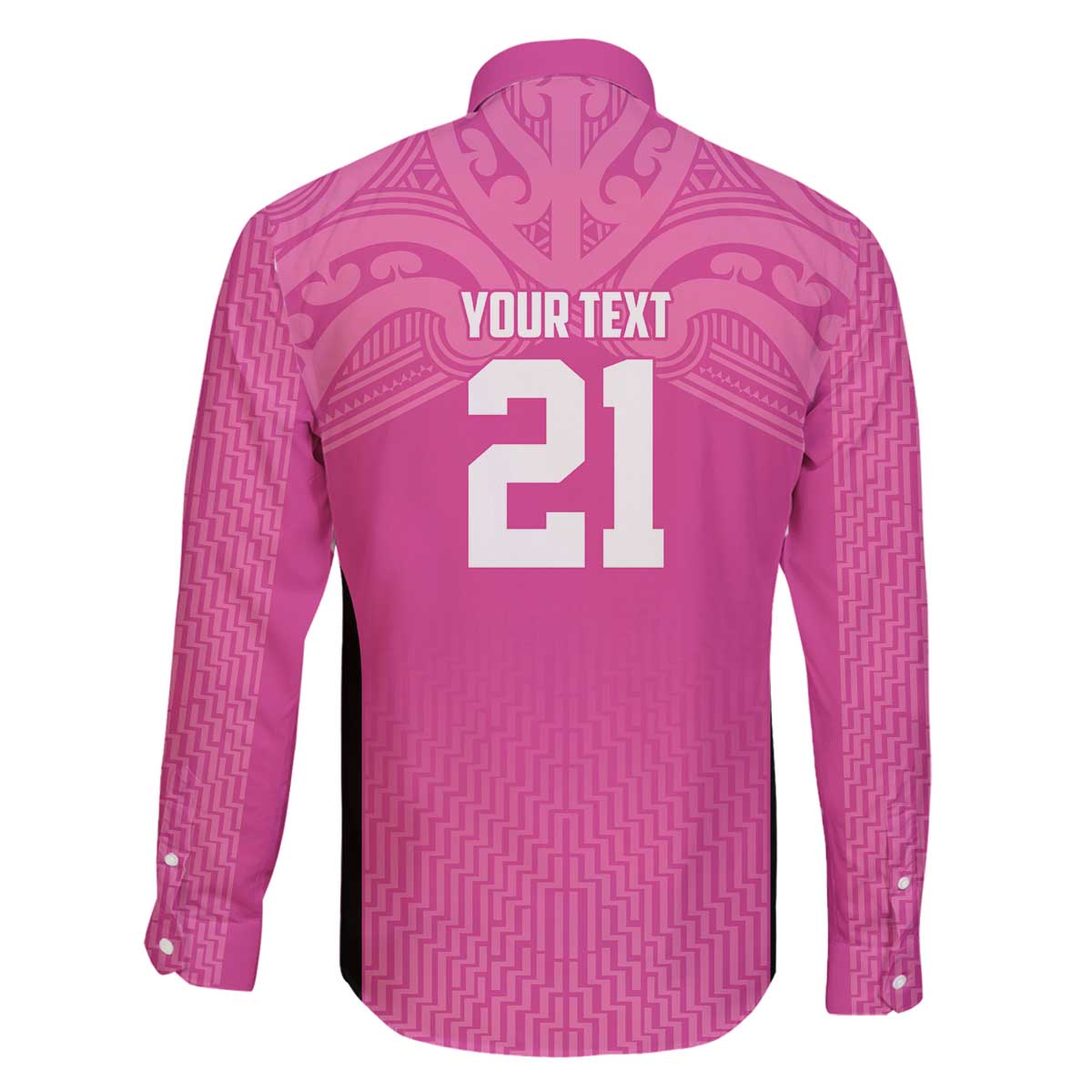 New Zealand Custom Family Matching Off The Shoulder Long Sleeve Dress and Hawaiian Shirt Fire Basketball Maori Tribal Pink LT9 - Polynesian Pride