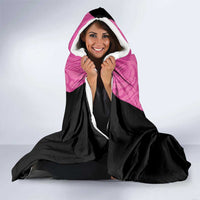 New Zealand Custom Hooded Blanket Fire Basketball Maori Tribal Pink LT9 - Polynesian Pride