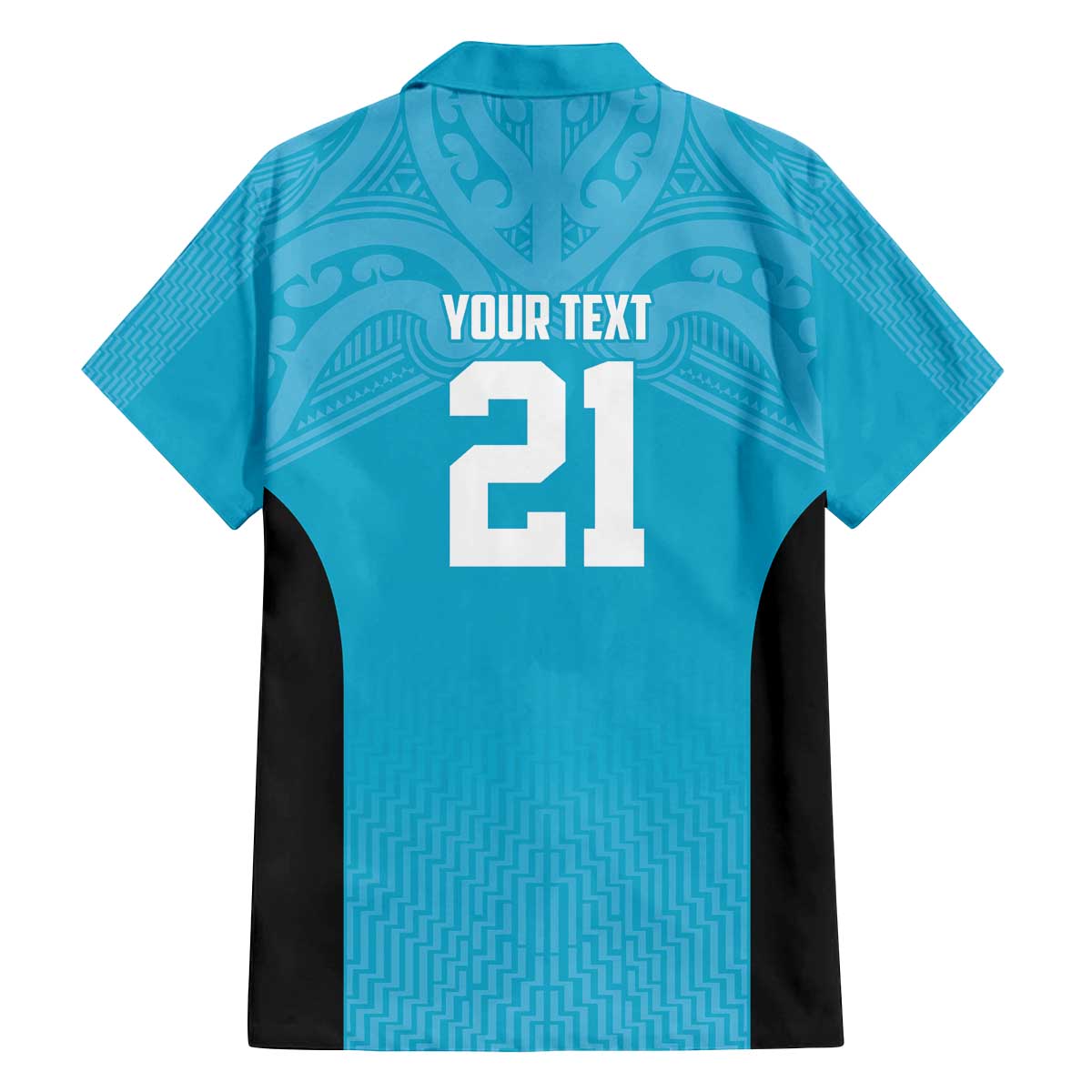 New Zealand Custom Family Matching Off The Shoulder Long Sleeve Dress and Hawaiian Shirt Fire Basketball Maori Tribal Sky Blue LT9 - Polynesian Pride