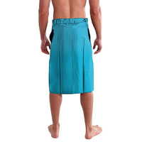 New Zealand Custom Lavalava Fire Basketball Maori Tribal Sky Blue - Polynesian Pride