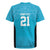New Zealand Custom Rugby Jersey Fire Basketball Maori Tribal Sky Blue - Polynesian Pride