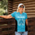 New Zealand Custom Women Polo Shirt Fire Basketball Maori Tribal Sky Blue - Polynesian Pride