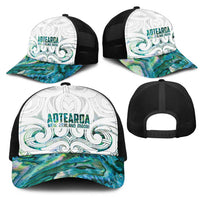 New Zealand Aotearoa Mesh Trucker Cap Green Maori Papua Shell Indigenous - Polynesian Pride