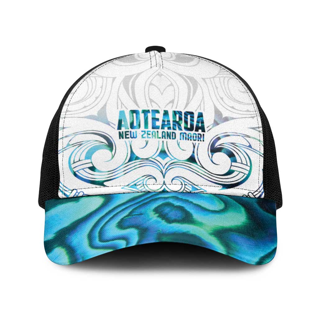 New Zealand Aotearoa Baseball Net Cap Maori Papua Shell Indigenous - Polynesian Pride