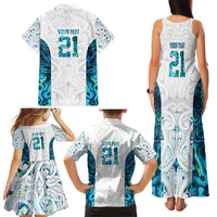 Custom New Zealand Aotearoa Family Matching Tank Maxi Dress and Hawaiian Shirt Maori Paua Shell Indigenous LT9 - Polynesian Pride
