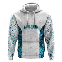 Custom New Zealand Aotearoa Hoodie Maori Paua Shell Indigenous - Polynesian Pride