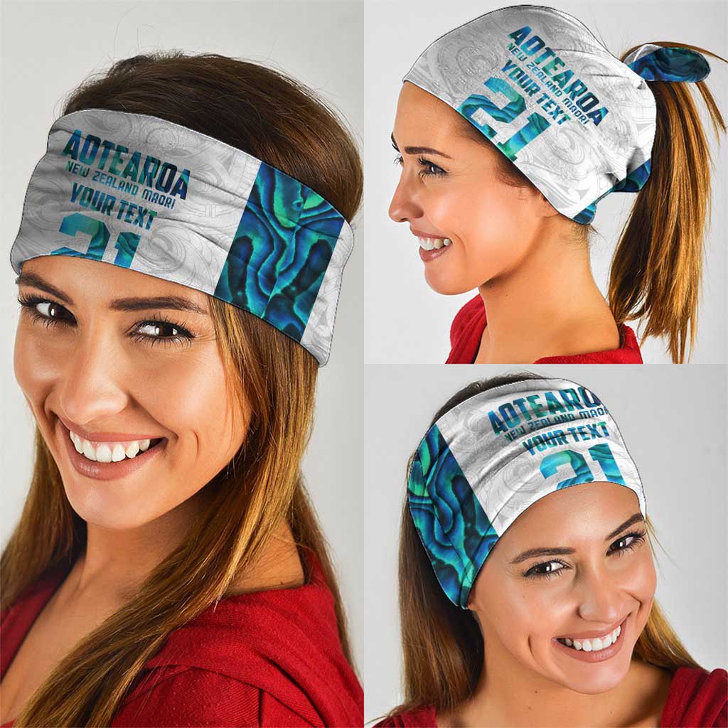 New Zealand Aotearoa Neck Gaiter Maori Paua Shell Indigenous LT9