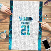 Custom New Zealand Aotearoa Puzzle Maori Paua Shell Indigenous - Polynesian Pride