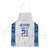 Custom New Zealand Aotearoa Apron Purple Maori Paua Shell Indigenous - Polynesian Pride