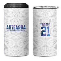 Custom New Zealand Aotearoa 4 in 1 Can Cooler Tumbler Purple Maori Paua Shell Indigenous LT9 One Size: 16 oz Purple - Polynesian Pride