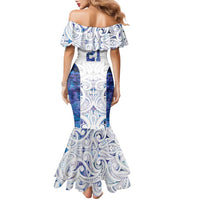 Custom New Zealand Aotearoa Family Matching Mermaid Dress and Hawaiian Shirt Purple Maori Paua Shell Indigenous LT9 - Polynesian Pride