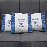 Custom New Zealand Aotearoa Pillow Cover Purple Maori Paua Shell Indigenous - Polynesian Pride