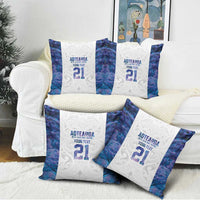 Custom New Zealand Aotearoa Pillow Cover Purple Maori Paua Shell Indigenous - Polynesian Pride