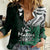 Your Matter Suicide Prevention Women Casual Shirt Green Polynesian Tribal LT9 Female Green - Polynesian Pride
