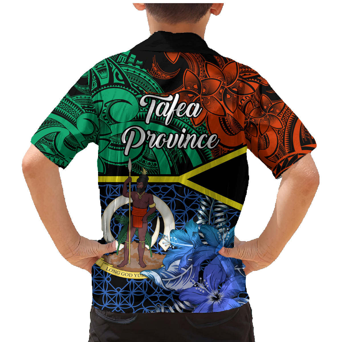 Tafea Day Family Matching Mermaid Dress and Hawaiian Shirt Vanuatu Sand Drawing With Polynesian Pattern LT9 - Polynesian Pride