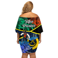 Tafea Day Family Matching Off Shoulder Short Dress and Hawaiian Shirt Vanuatu Sand Drawing With Polynesian Pattern LT9 - Polynesian Pride