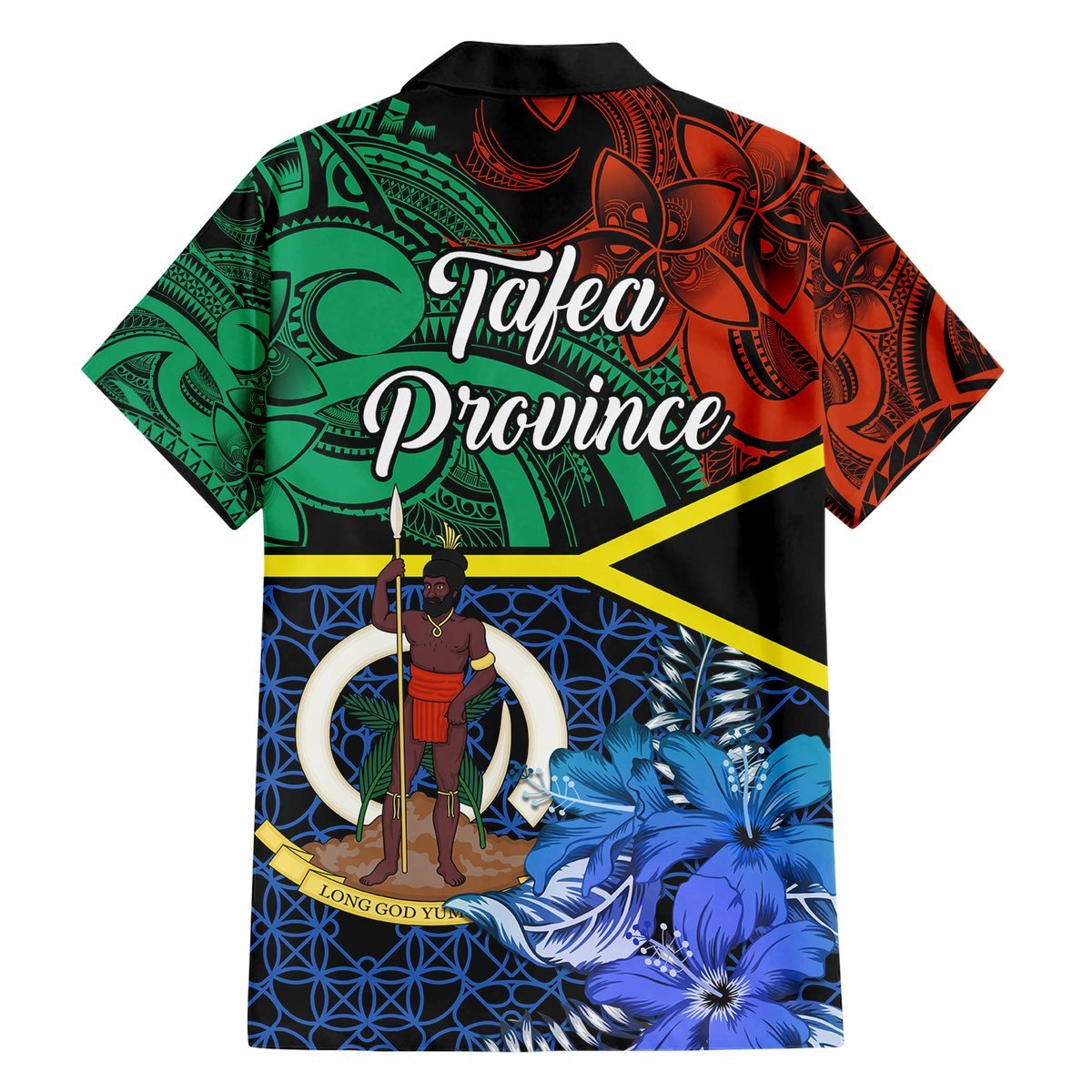 Tafea Day Hawaiian Shirt Vanuatu Sand Drawing With Polynesian Pattern LT9 - Polynesian Pride